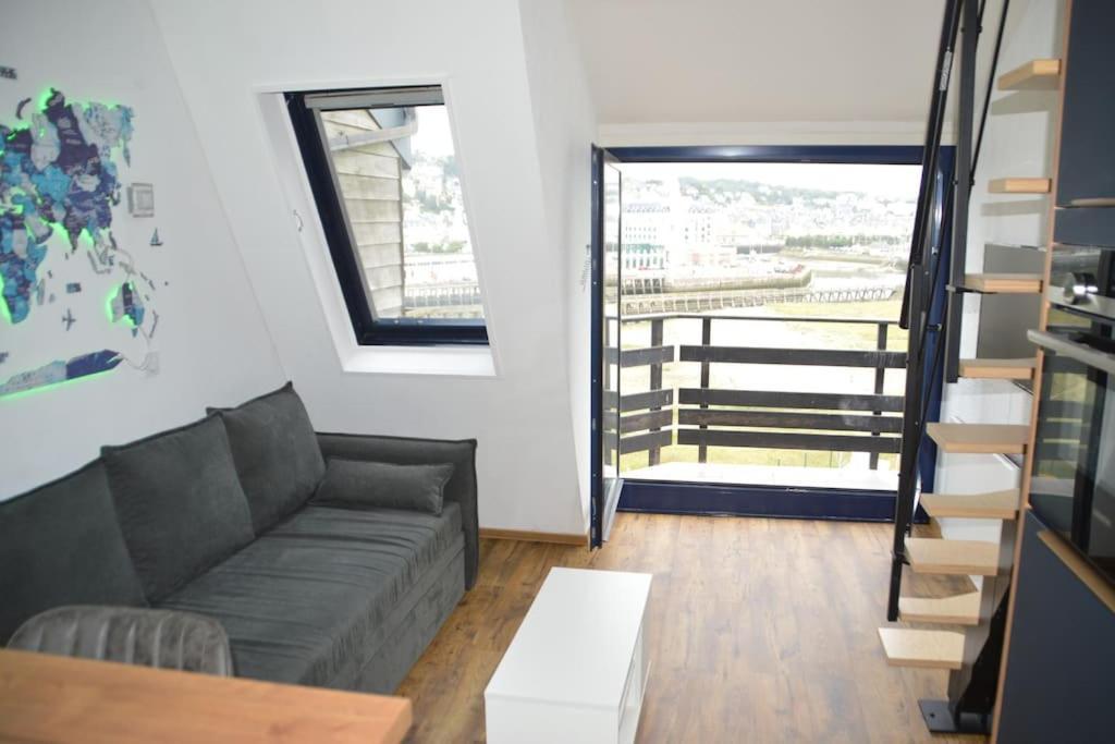 Mini-Duplex Cosy Avec Magnifique Vue Mer Deauville Eksteriør billede